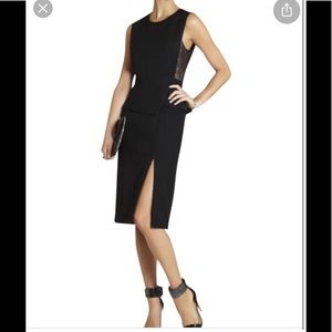 BCBGMaxazria peplum dress.